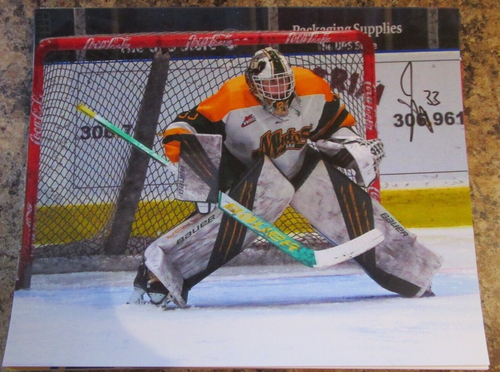 PHOTO 8X10 SIGNÉE JAYDEN KRAUS 46E CHOIX 2021 WHL PROSPECTS DRAFT ROYALS (A) - Photo 1 sur 2