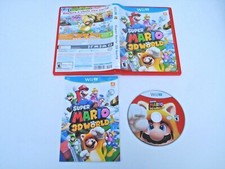 Super Mario 3D World (Nintendo Wii U, 2013) ** Manual, Disc & Case **  Tested ✅ 