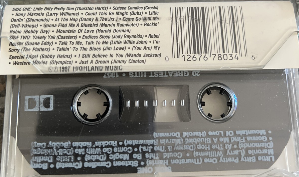 20 Greatest Hits 1957 Cassette Tape | eBay