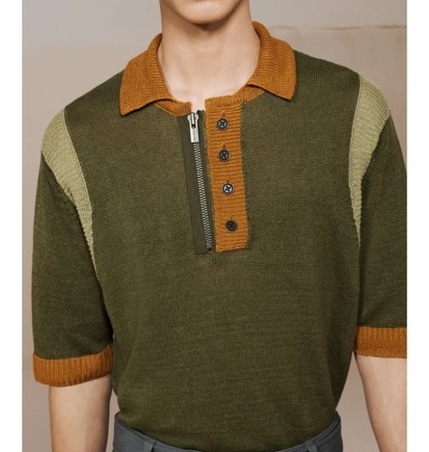 Camisas multicolores para hombre Zara edición limitada SRPLS con cremallera talla mediana - Imagen 5 de 9