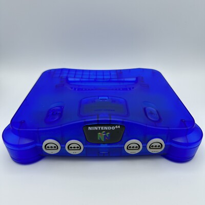 Nintendo64 セット NEW Nintendo 64 N64 Limited Clear Ocean Blue Custom Console Bundle
