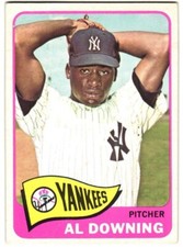 1965 Topps Baseball #598 Al Downing SP - G - creased