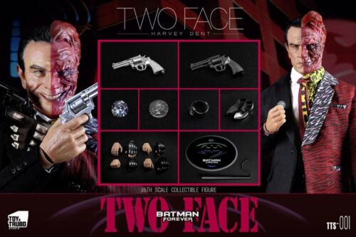 Nueva figura masculina ToyzTruboStudio TTS-001 Batman Forever dos caras 1/6 cabezas dobles - Imagen 2 de 12