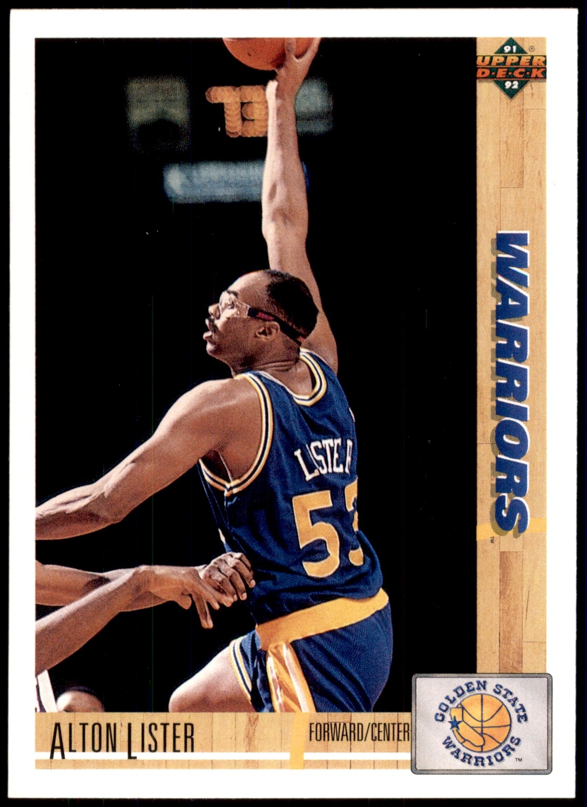 Alton Lister #316 1991-92 Upper Deck