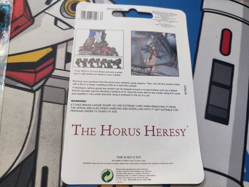DG-FK HORUS HERESY ETCHED BRASS NIGHT LORDS FORGEWORLD WARHAMMER 40K OTTONE - Imagen 7 de 8