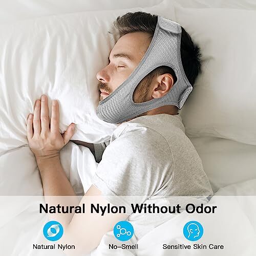 Anti Snoring Chin Strap, Stop Snoring Device for Sleeping, Effectively - Picture 4 of 7
