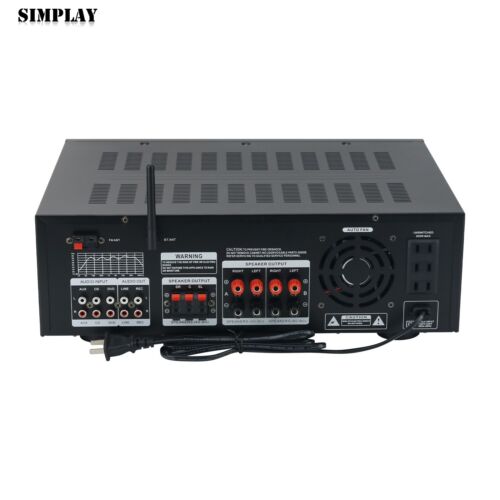 AV-999BT 220V 7 Channel BT Amplifier Hifi Stereo Karaoke w/ 1000W Peak Power - Picture 4 of 7