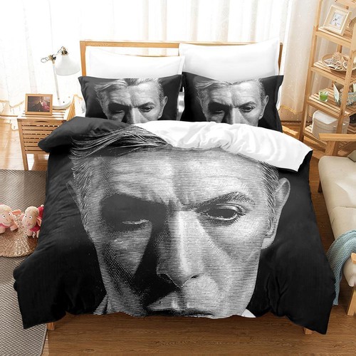 Bedding Set David Bowie Stars Quilt Duvet Cover Single Double King Size UK Gifts - Picture 5 of 17