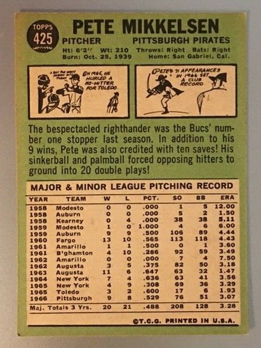 1967 Topps Baseball Singles - Pick What You Need -- Complete Your Set -- - Picture 385 of 485