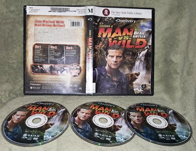Discovery Channel Man vs Wild DVD Season 4/4th/Fourth TV Complete Box Series Set