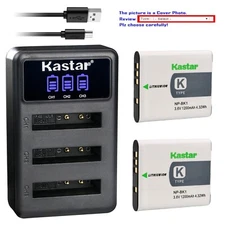 Kastar Battery Triple Charger for Sony NP-BK1 NP-FK1 K Battery BC-CSK Charger
