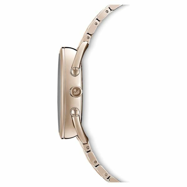 SWAROVSKI スワロフスキー 5452462 CRYSTALLINE GLAM 腕時計 Crystalline Glam watch Metal bracelet, Grey, Champagne-gold