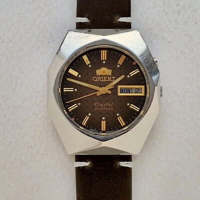 Ultra rare Orient Vintage Original Japan Automatic mechanical mens watch 21 jew