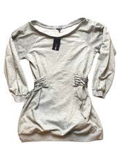 Fashion Nova Dress Womens 3XL XXXL Gray Rise Grind Corset Bodycon Drawstring NWT