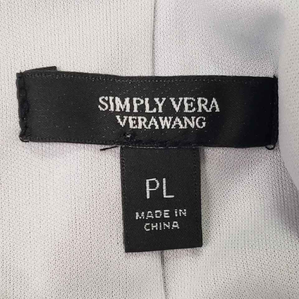 Vestido midi asimétrico Babydoll para mujer Simply Vera Wang talla L pequeño Y2K hada Foto 3 de 4