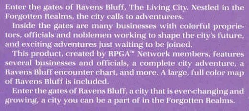 LC1 GATEWAY TO RAVENS BLUFF w/MAP EXC! TSR Module Dungeons Dragons D&D FRCS 9283 - Picture 2 of 3