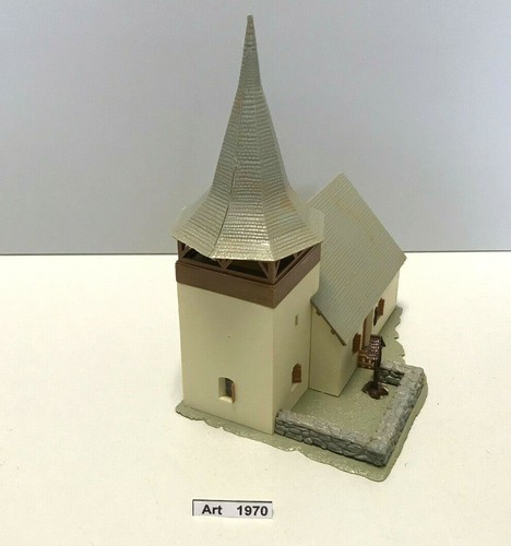 Kibri B-8006 H0 chiesa villaggio Sertig, scala 1:87, molto rara & RARA - Foto 5 di 7