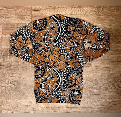 Tory Burch Paisley Button Front Wool Cardigan XS - Picture 6 of 6