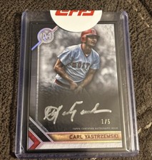2023 Topps Museum Framed Autograph black parallel Carl Yastrzemski # 1/5 #MFA-CY