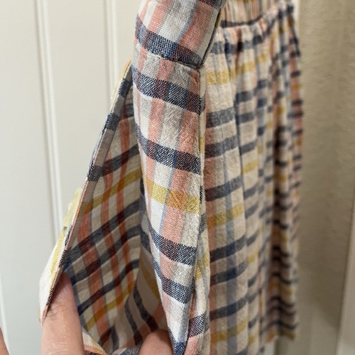 Cato Plaid Pastel Multicolor Skort Skirt Shorts Pull On Womens Size 14/16W - Picture 8 of 12