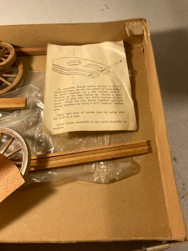 Kit modelo madera Craft Master Wagons of the Old West Conestoga Wagon 50102 - Imagen 5 de 7