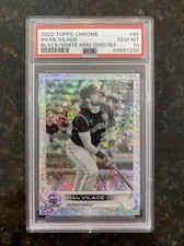 2022 Topps Chrome RYAN VILADE Black/White Mini Dmd.Ref. #85 PSA GEM MINT 10 RC!