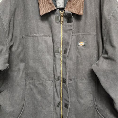 Dickies Jacket Mens 3XL Duck Canvas Quilted Insulated Barn Chore Coat Workwear - Picture 13 of 22