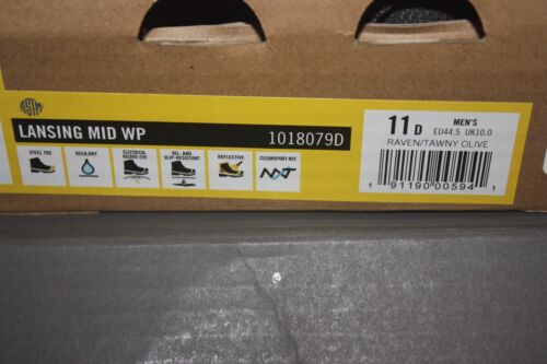 New In Box Men's Keen Lansing Mid Waterproof Steel Toe Work Boots 1018079D - Picture 8 of 9