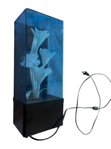 Vtg Music Ho Ho Art and Craft ‘88 Fiber Optic Flower Color Changing LightUp Lamp