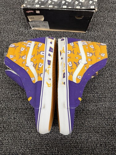 Vintage 2007 Vans X Undefeated Sk8 Hi U-Man LA Lakers UNDFTD US Size 13 - Bild 4 von 9