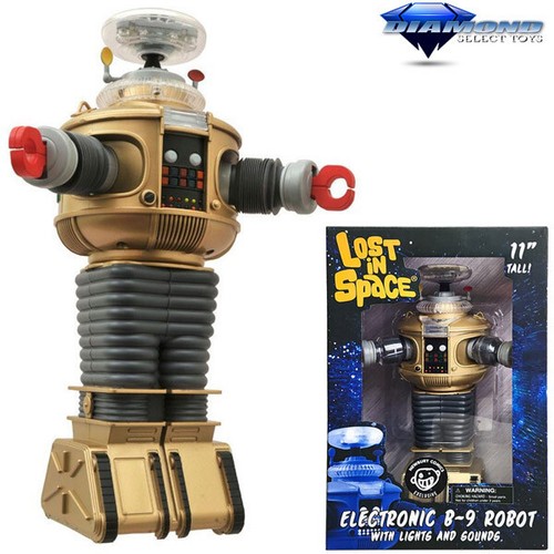 Diamond Select Toys Lost In Space B9 Golden Boy Robot Figure New and In Stock