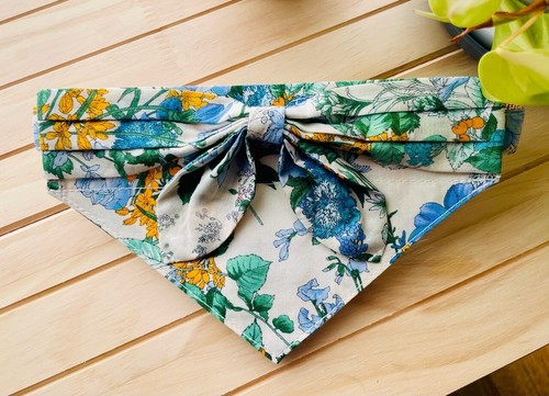 Bandana Kragenband Blume - Bild 5 von 10