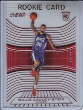 2015-16 PANINI CLEAR VISION WILLIE CAULEY-STEIN RED ROOKIE RC 49/99 KENTUCKY GSW