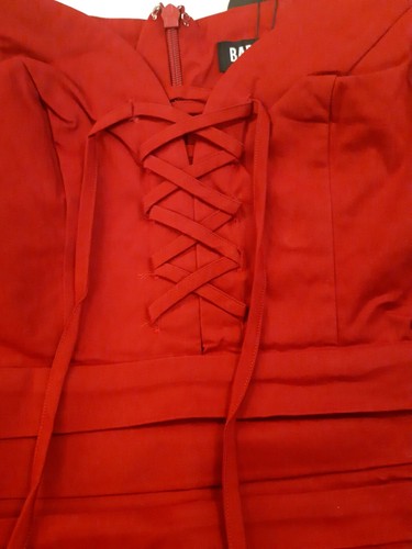 Baby Boo Fashion Ladies Dress. Red. Tiffany. Lace Front. Off Shoulder Size... - Picture 4 of 7