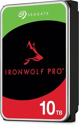 Seagate IronWolf Pro 10TB NAS Festplatte - 7200RPM CMR SATA HDD mit Datenrettung