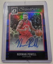 🏀 2016-17 Donruss Optic NORMAN POWELL Auto - Signature Series Blue Prizm /25 SP