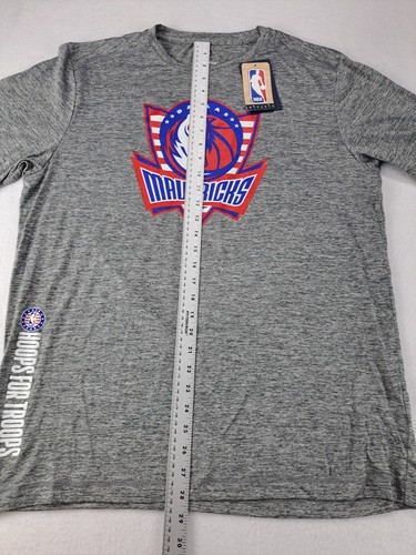 Fanatics Dallas Mavericks Short Sleeve Shirt Mens Large Heather Gray Basketball - Picture 7 of 13