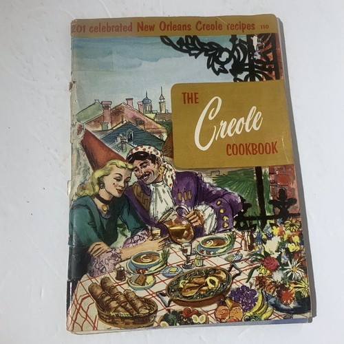 Vintage 1955 The Creole Cookbook Cover Not Attached - Foto 1 di 9