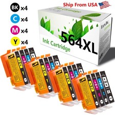 16Pack 564XL 564 XL Ink Cartridge Work With Officejet 4620 DeskJet 3525 Printer