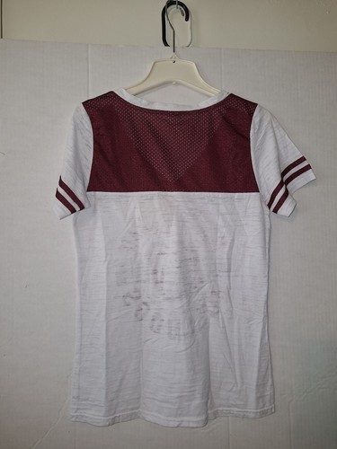Mississippi State Junior Girls Short Sleeve Semi Sheer Bedazzled Tshirt - Picture 2 of 9