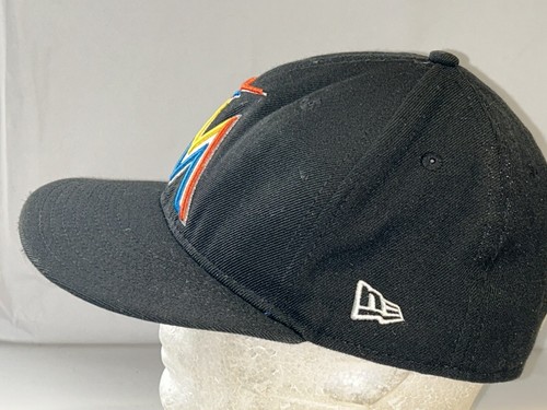 GORRA SOMBRERO MIAMI MARLINS MLB NEW ERA 59FIFTY TALLA 7 1/2 NEGRA - Imagen 3 de 12