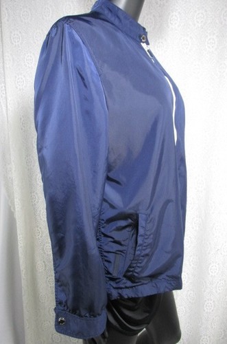 Jones New York Womens Blue & White Full Zip Windbreak Jacket, Size Large - Picture 5 of 8