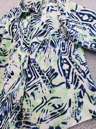 Alia Damen 3/4 Arm Hawaii Print Shirt Floral Tropical 24W 29L - Bild 7 von 17