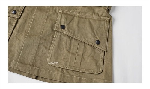 Bronson Airborne Paratrooper M-42 Jump Jacket Vintage Style Safari Coat for Men - Picture 13 of 29