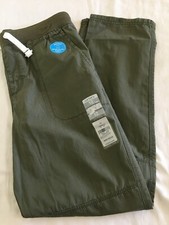 NWT Carter's Boys Pull-On Play Proof Pants Green Reinforced Knee