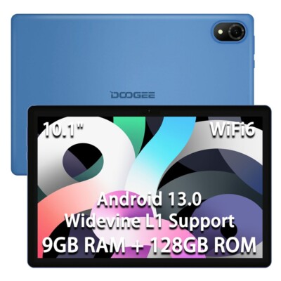 2024 DOOGEE U10 10,1 Zoll 9GB+128GB(TF 1TB) Android 13 5060mAh Tablet PC WiFi6