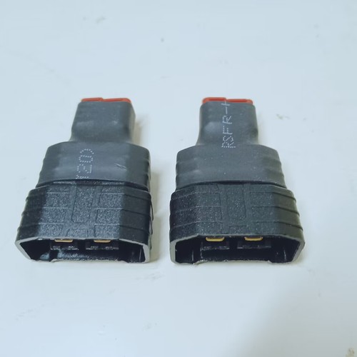 2x Deans T enchufe jack a compatible Traxxas trx adaptador hembra para nuevo cargador de identificación - Imagen 1 de 2