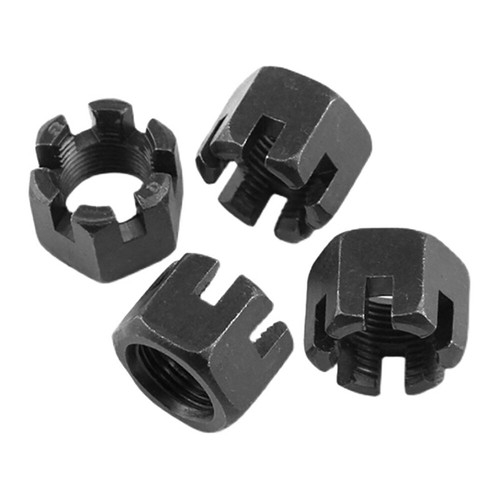 Select Size M6 - M42 Steel Locknut Slotted Hex Castle Nut - Coarse / Fine Thread - Picture 11 of 51