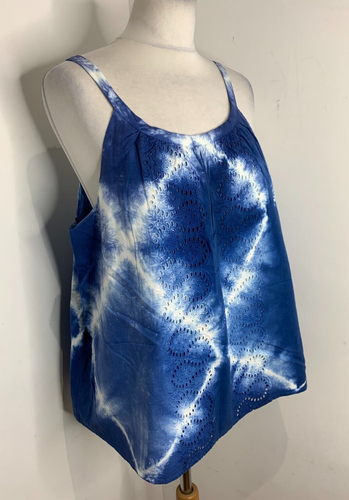Brandneu mit Etikett Anthropologie Forever That Girl Batik Trägertop L NEU Tanktop Trägertop Baumwolle
