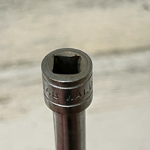 VINTAGE WALDEN 1/4" DRIVE, 6" LONG #3168 SOCKET EXTENSION MADE IN THE USA - Picture 4 of 8